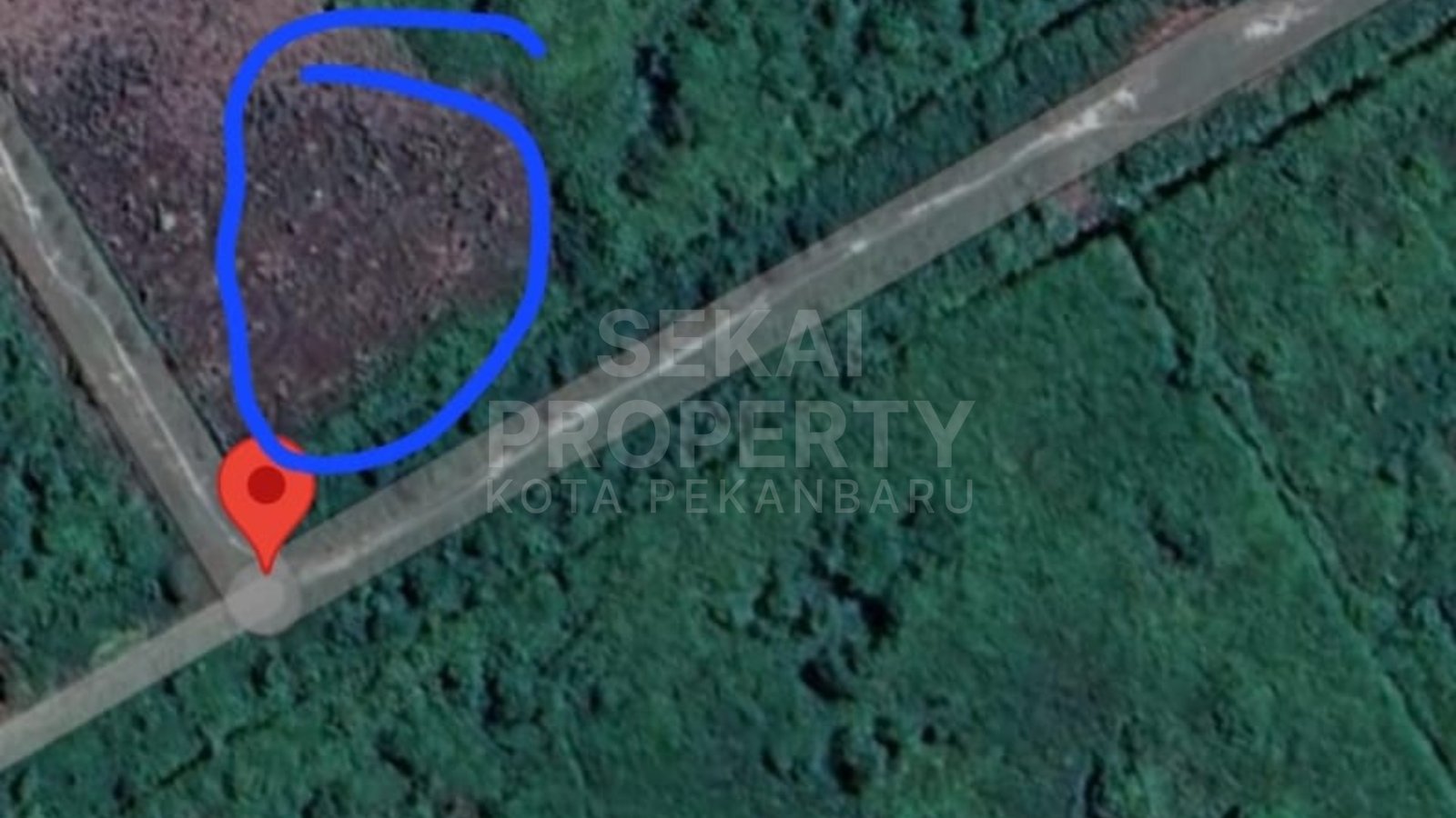 Dijual Tanah Di Dharma Bakti Ujung Posisi Hook , Dekat Vihara Pma ,pekanbaru