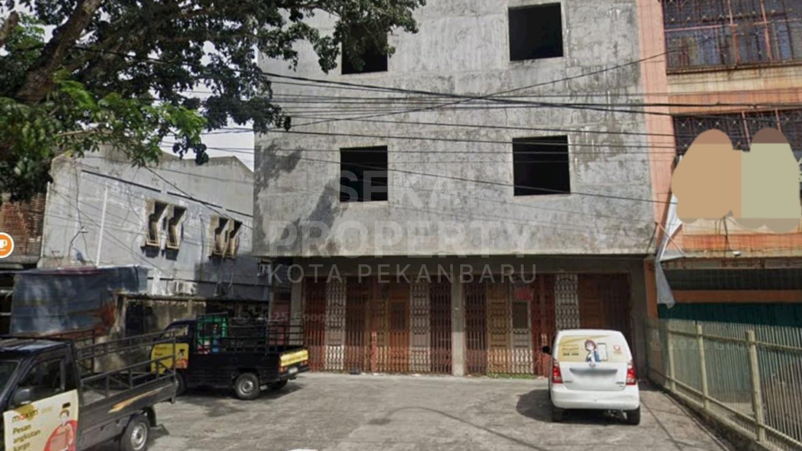 Dijual 6 Ruko Gandeng Jl Harapan Raya 4,5 Lantai Lengkap Dengan Lift + 1 Rumah