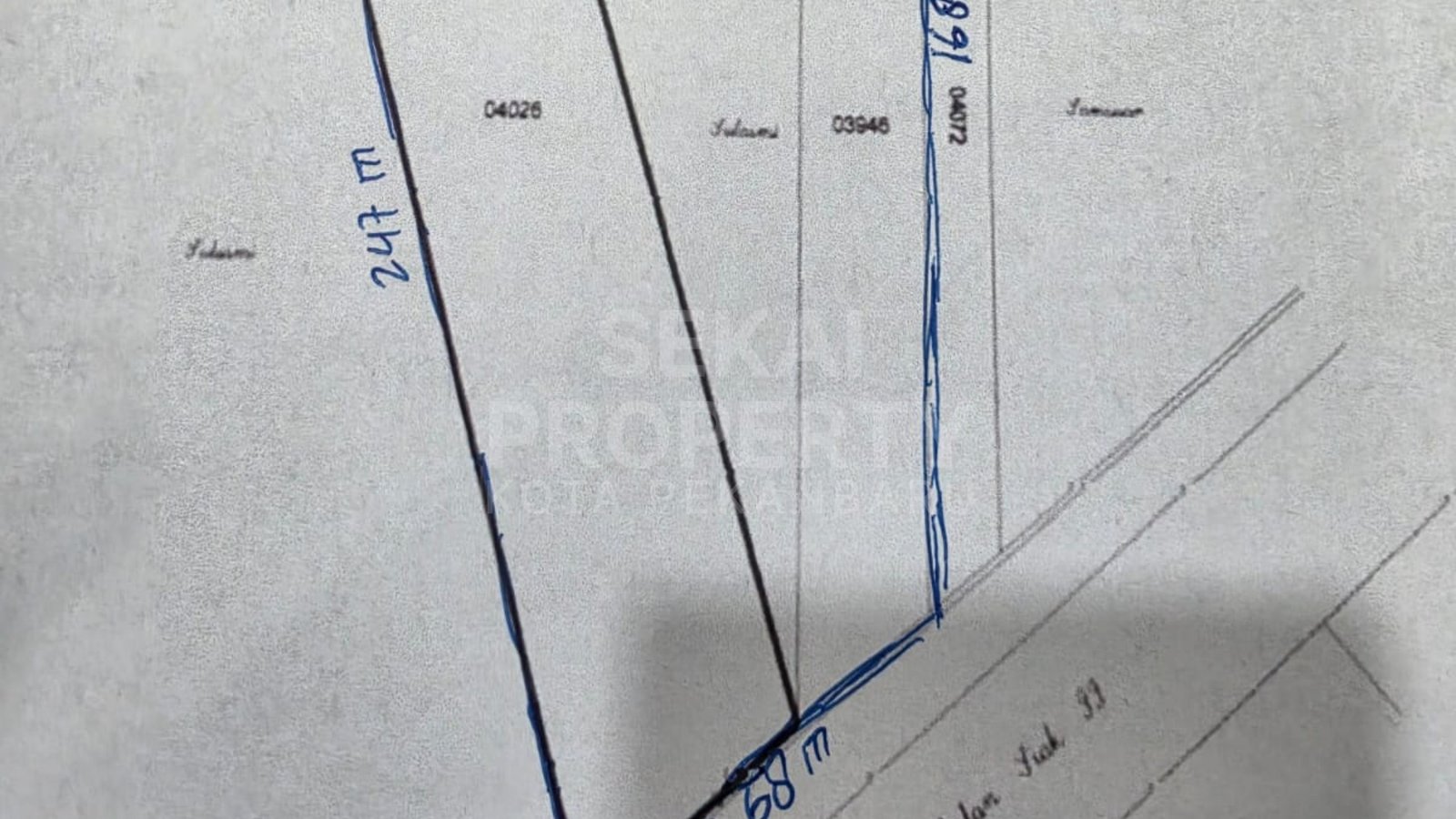 Dijual Tanah Tepi Jalan Besar Cocok Utk Gudang Di Air Hitam,dekat Terminal Akap
