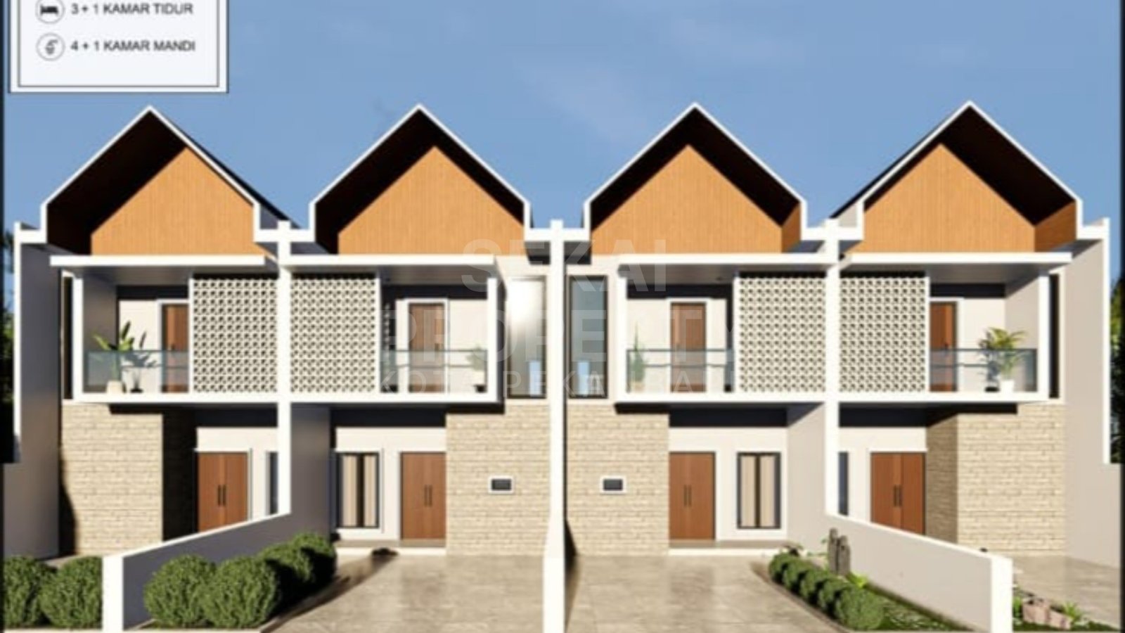 Dijual Rumah Cluster Baru Jl. Soekarno Hatta, Murah,  Dekat Sekolah Dharma Loka